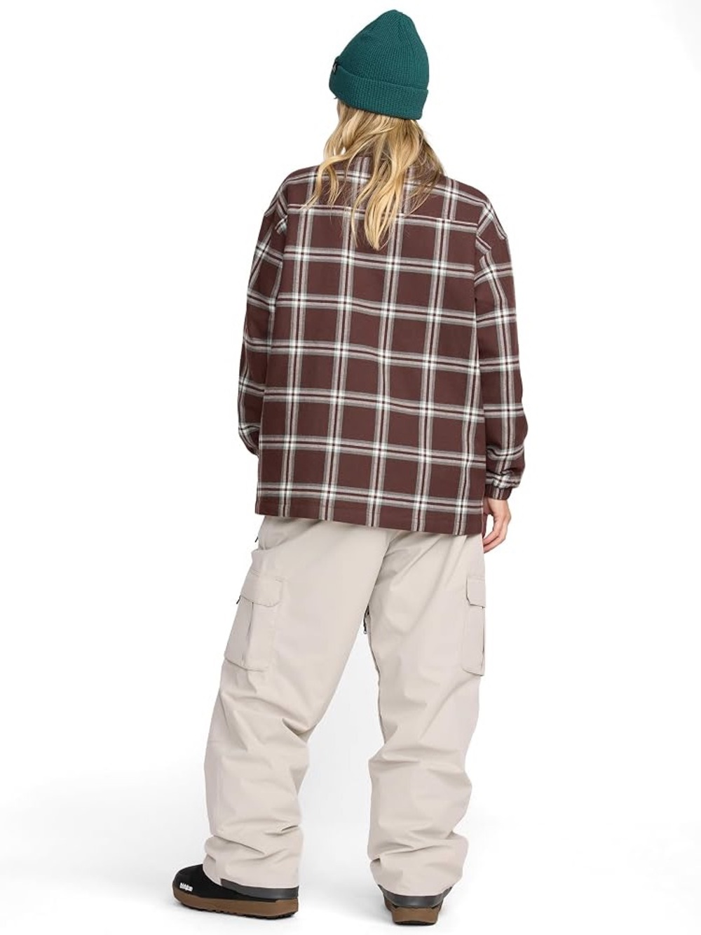 Volcom Insulated Riding Flannel Jacket Size Small - Picture 6 of 6